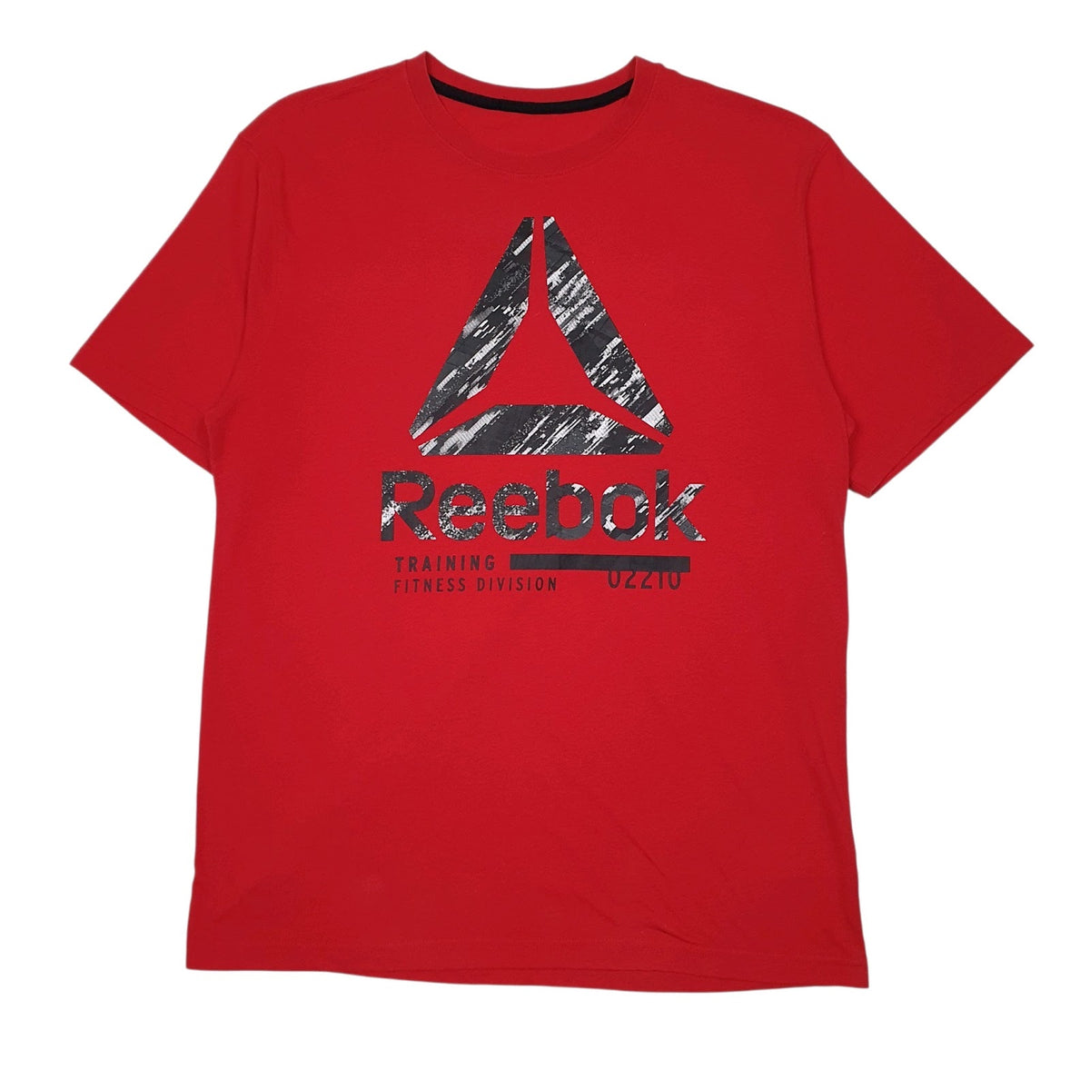 Mens Red Reebok  Short Sleeve T Shirt