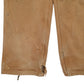 Mens Brown Carhartt B111 BRN Workwear Blanket Lined  Trousers