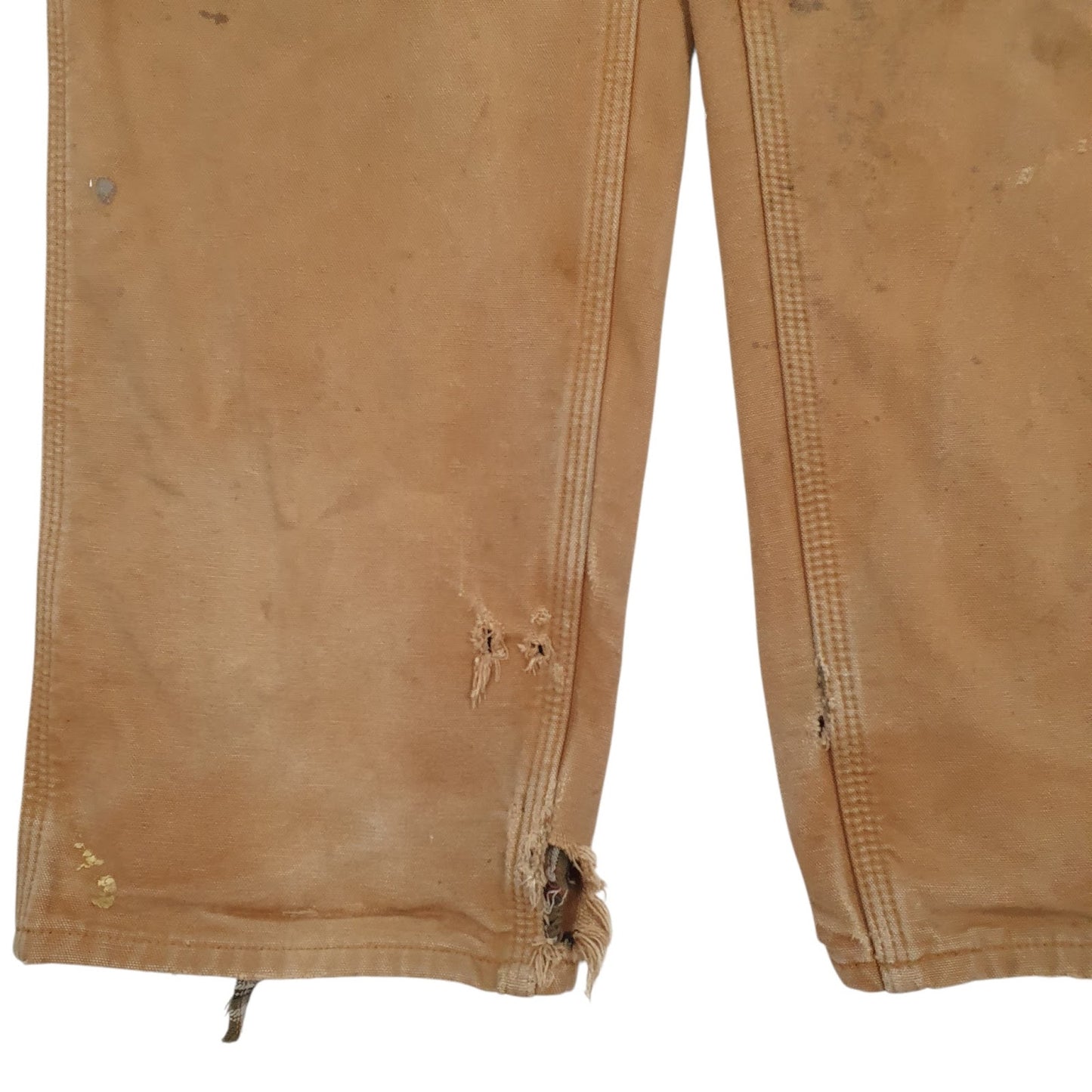 Mens Brown Carhartt B111 BRN Workwear Blanket Lined  Trousers