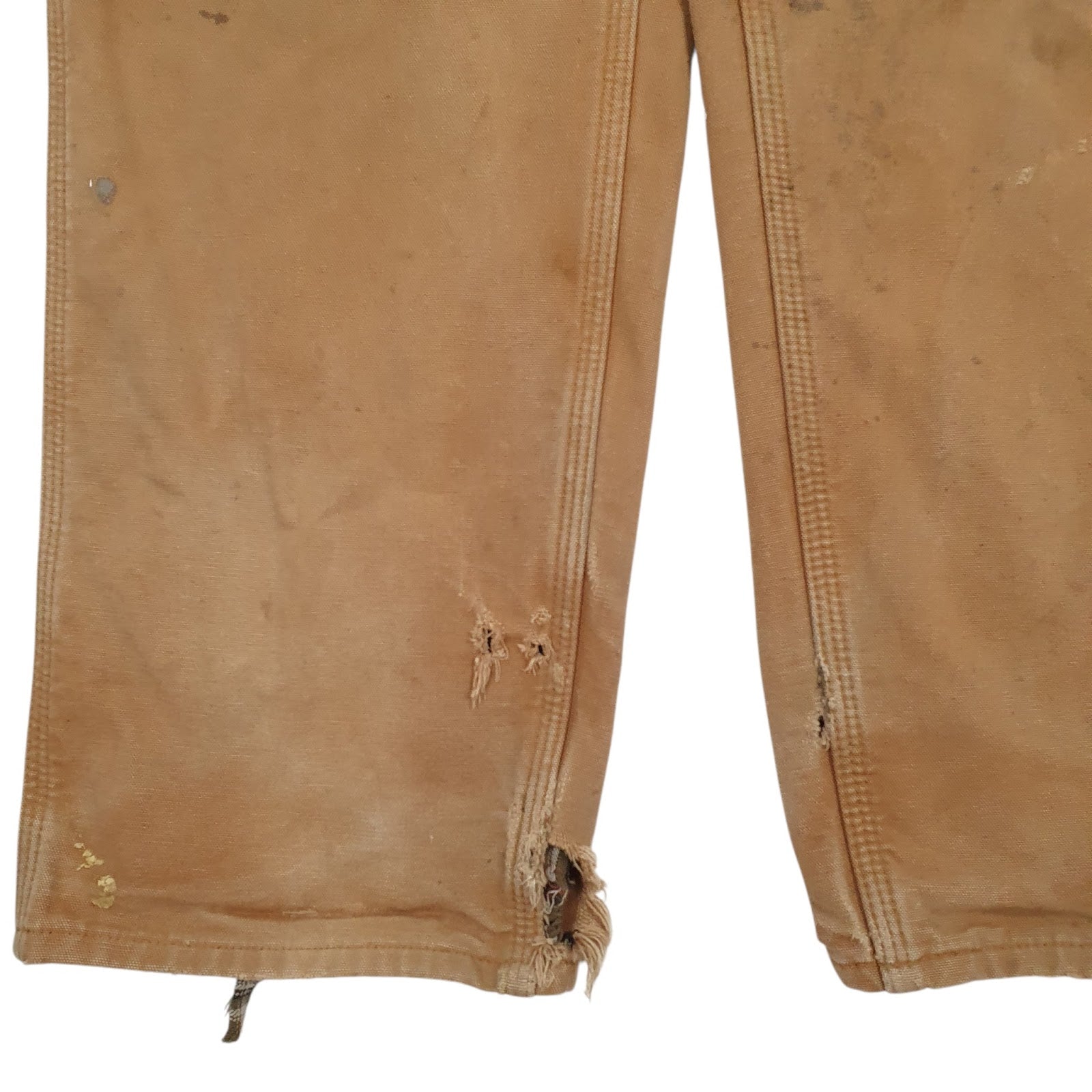 Mens Brown Carhartt B111 BRN Workwear Blanket Lined  Trousers