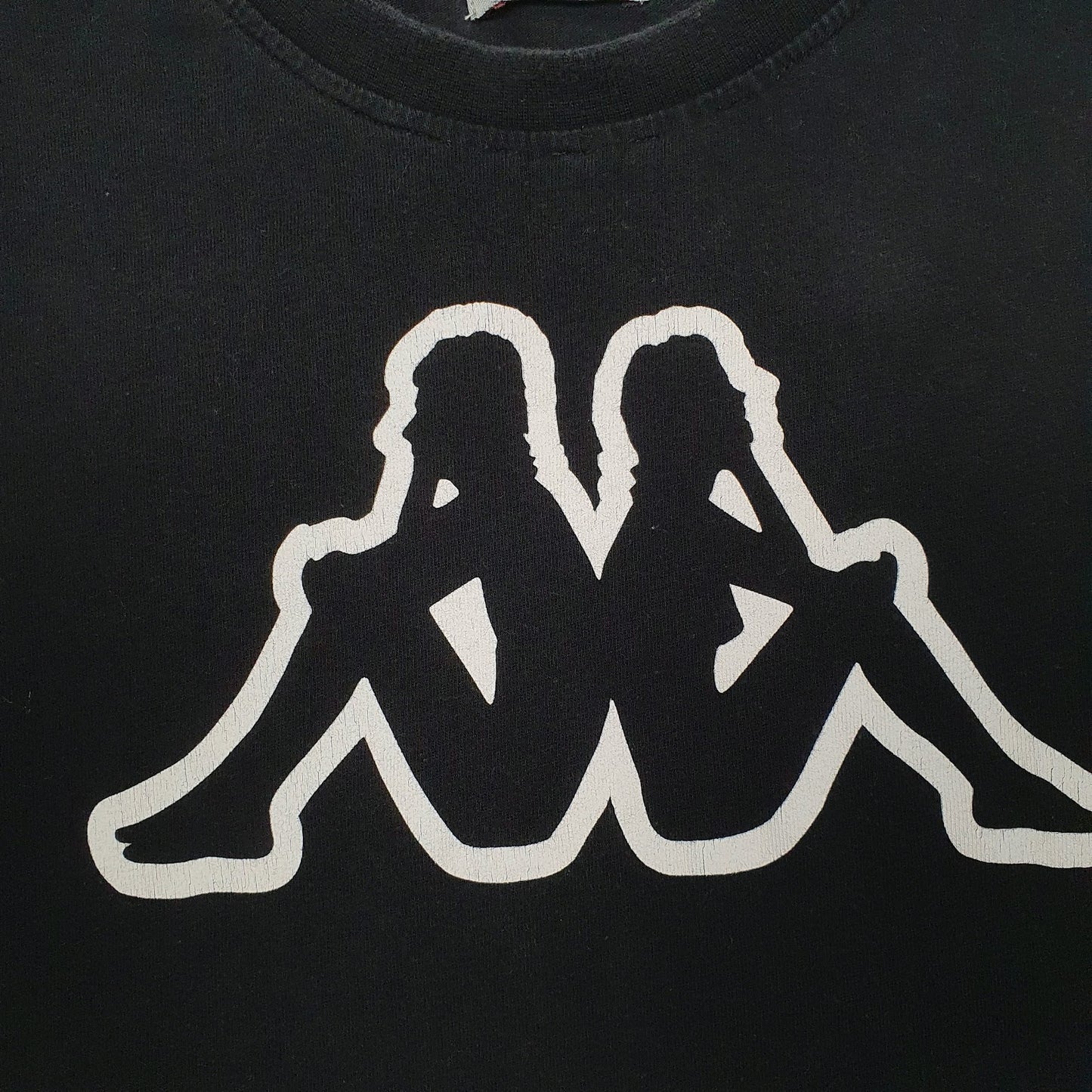 Mens Black Kappa   T Shirt