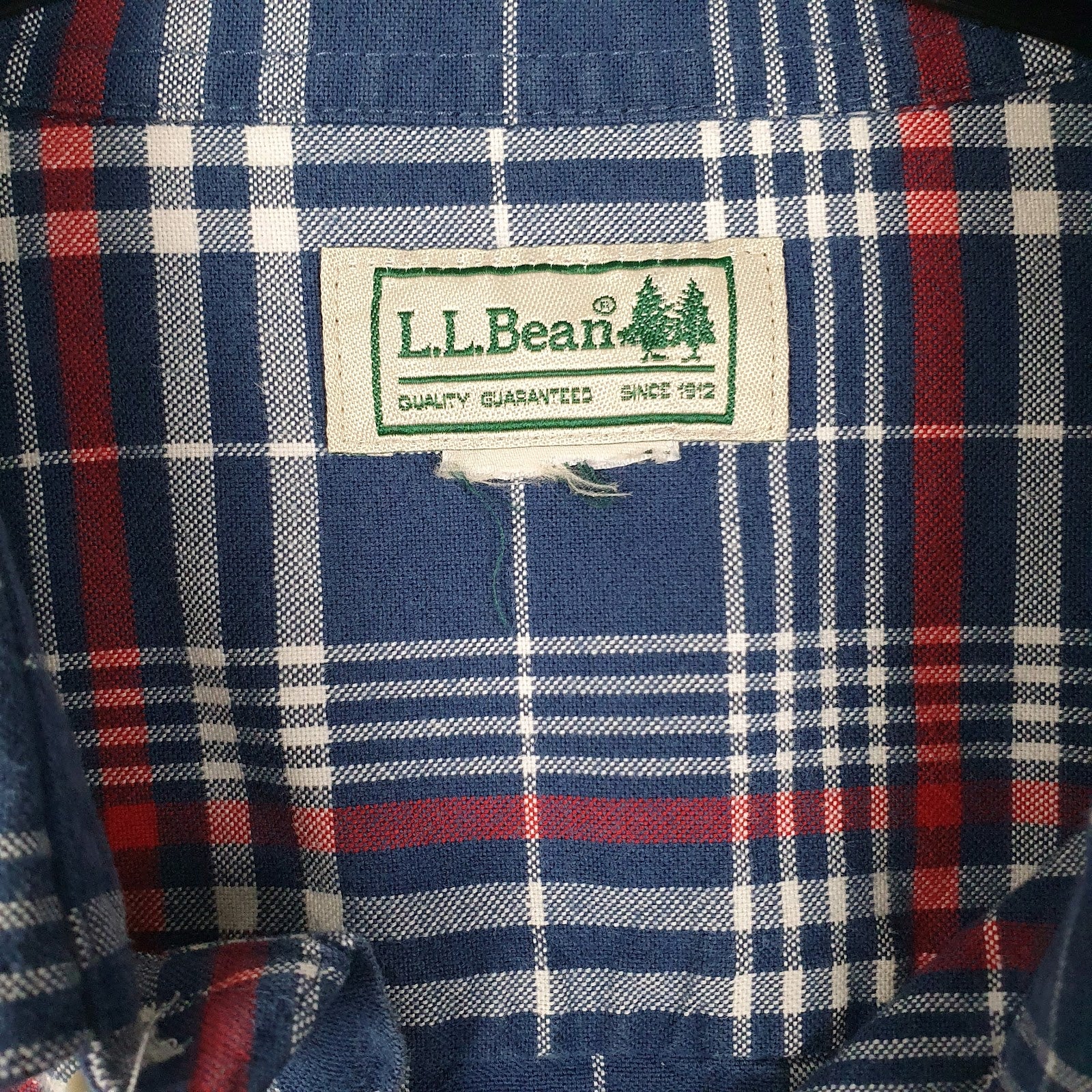 Mens Blue L.L.Bean   Shirt