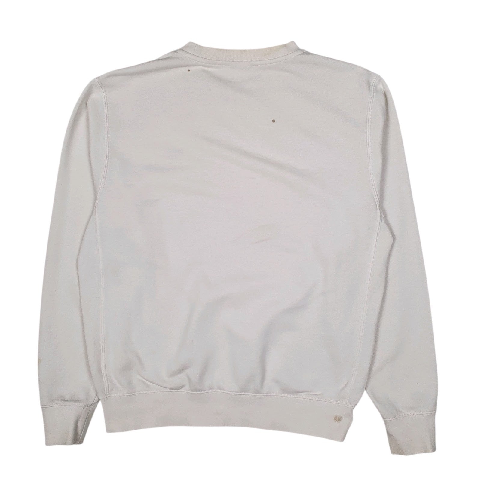 Mens White Nike  Crewneck Jumper