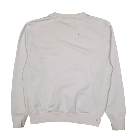 Mens White Nike  Crewneck Jumper