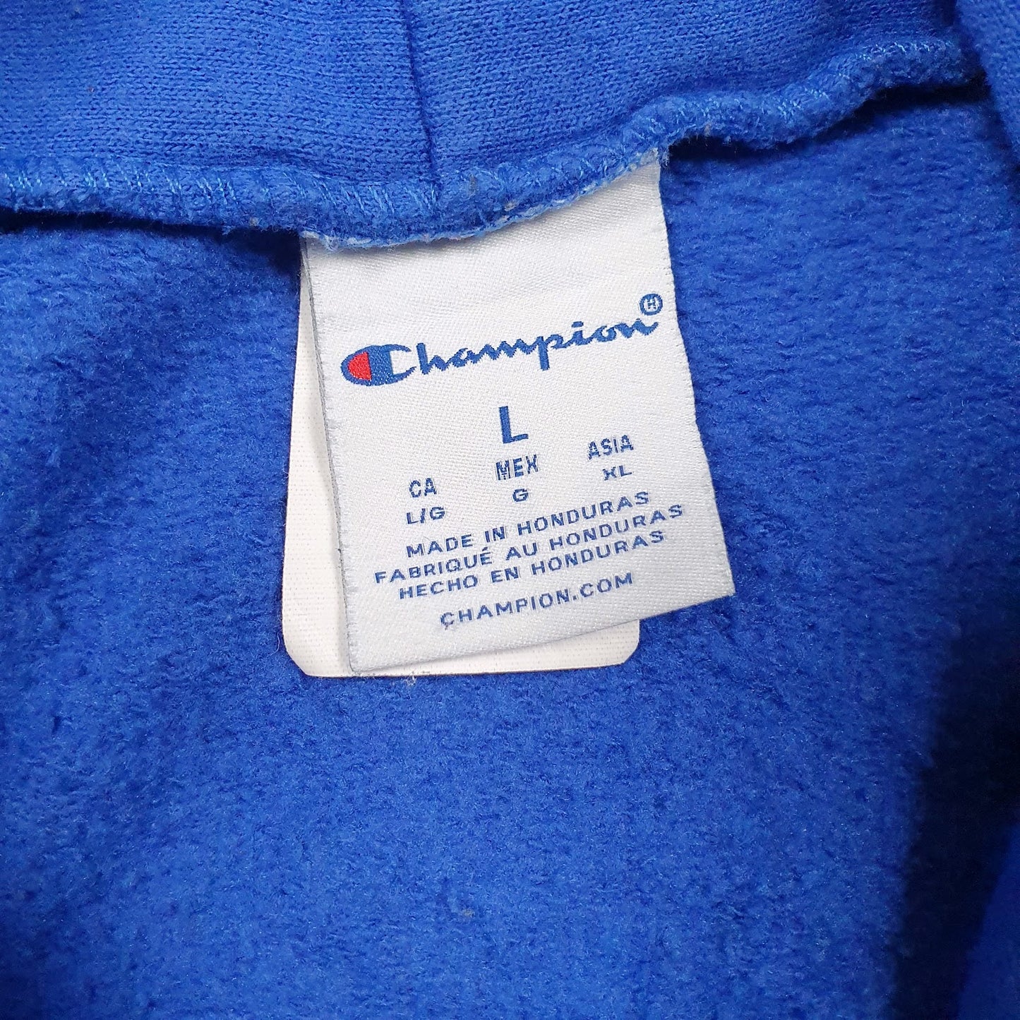 Mens Blue Champion BYU Cougars Hoodie Jumper