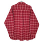 Mens Red L.L.Bean Chamois  Shirt