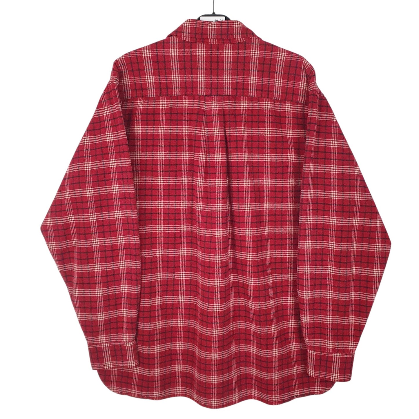 Mens Red L.L.Bean Chamois  Shirt
