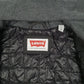 Mens Grey Levis Hoodie  Coat