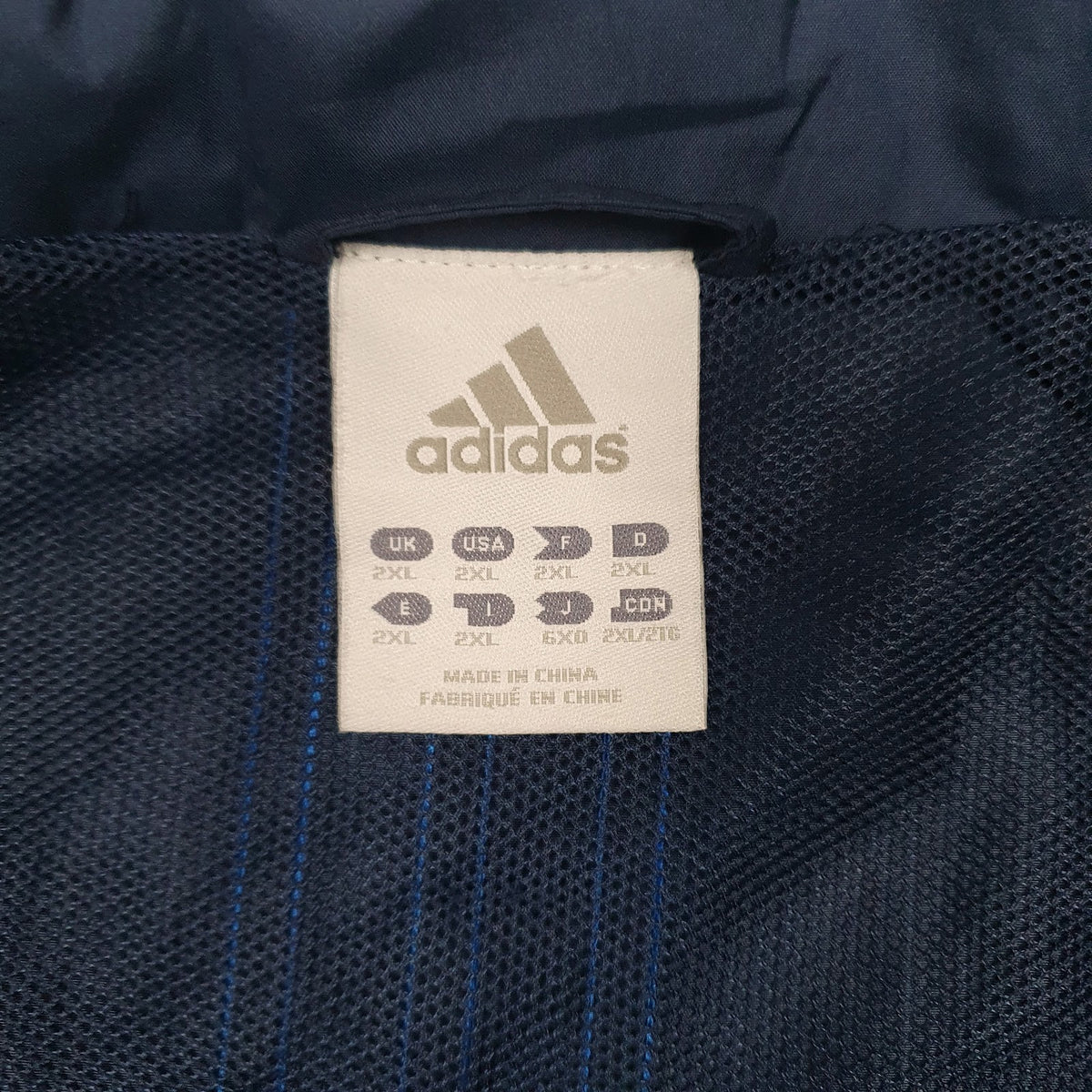 Mens Navy Adidas   Coat