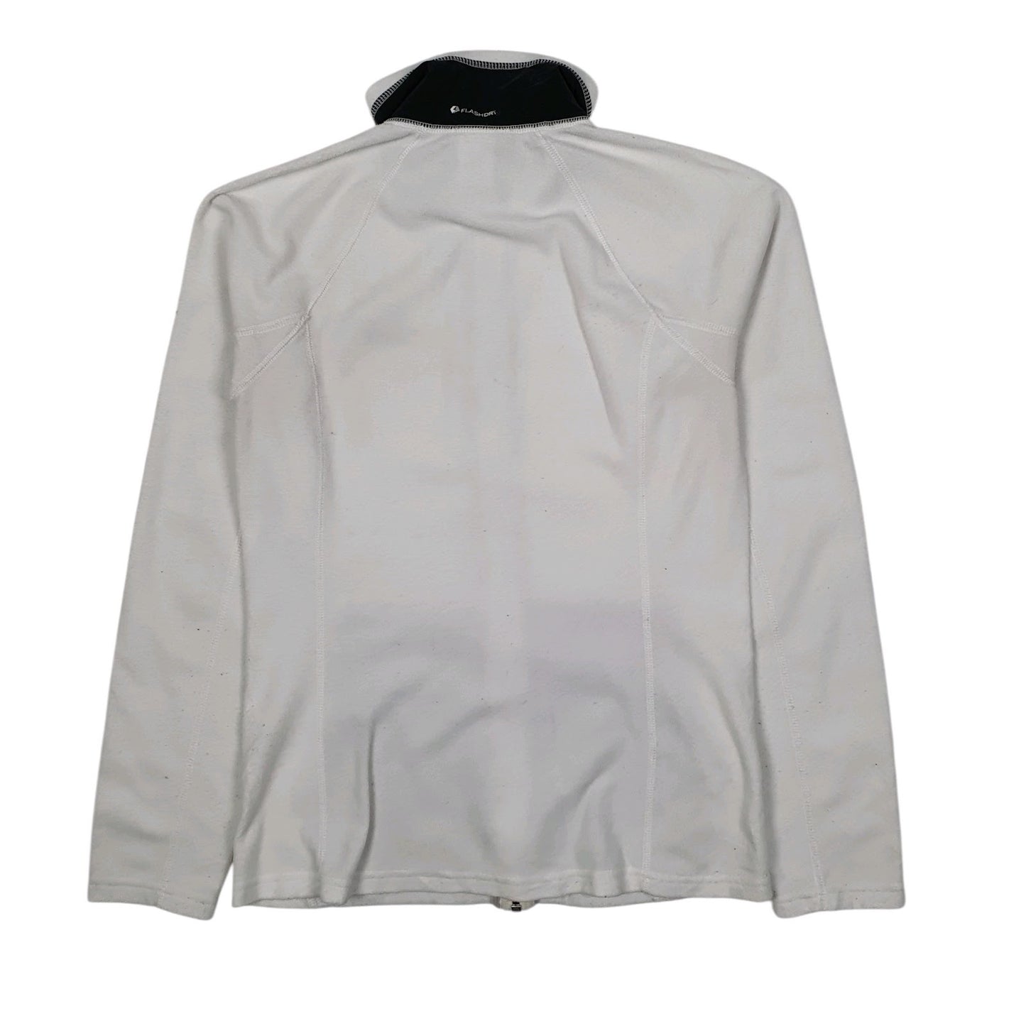 Womens White The North Face Flashdry Full Zip Jumper