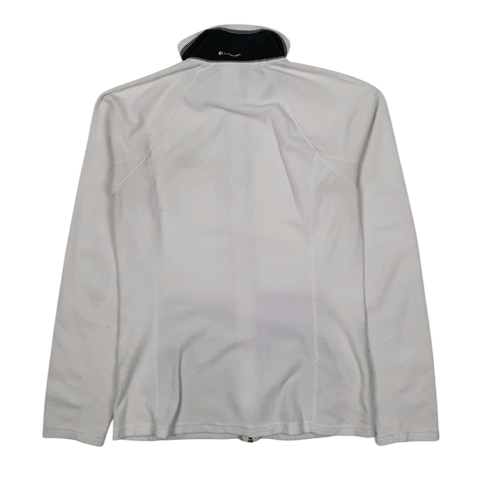 Womens White The North Face Flashdry Full Zip Jumper