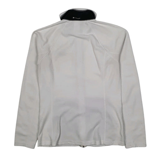 Womens White The North Face Flashdry Full Zip Jumper