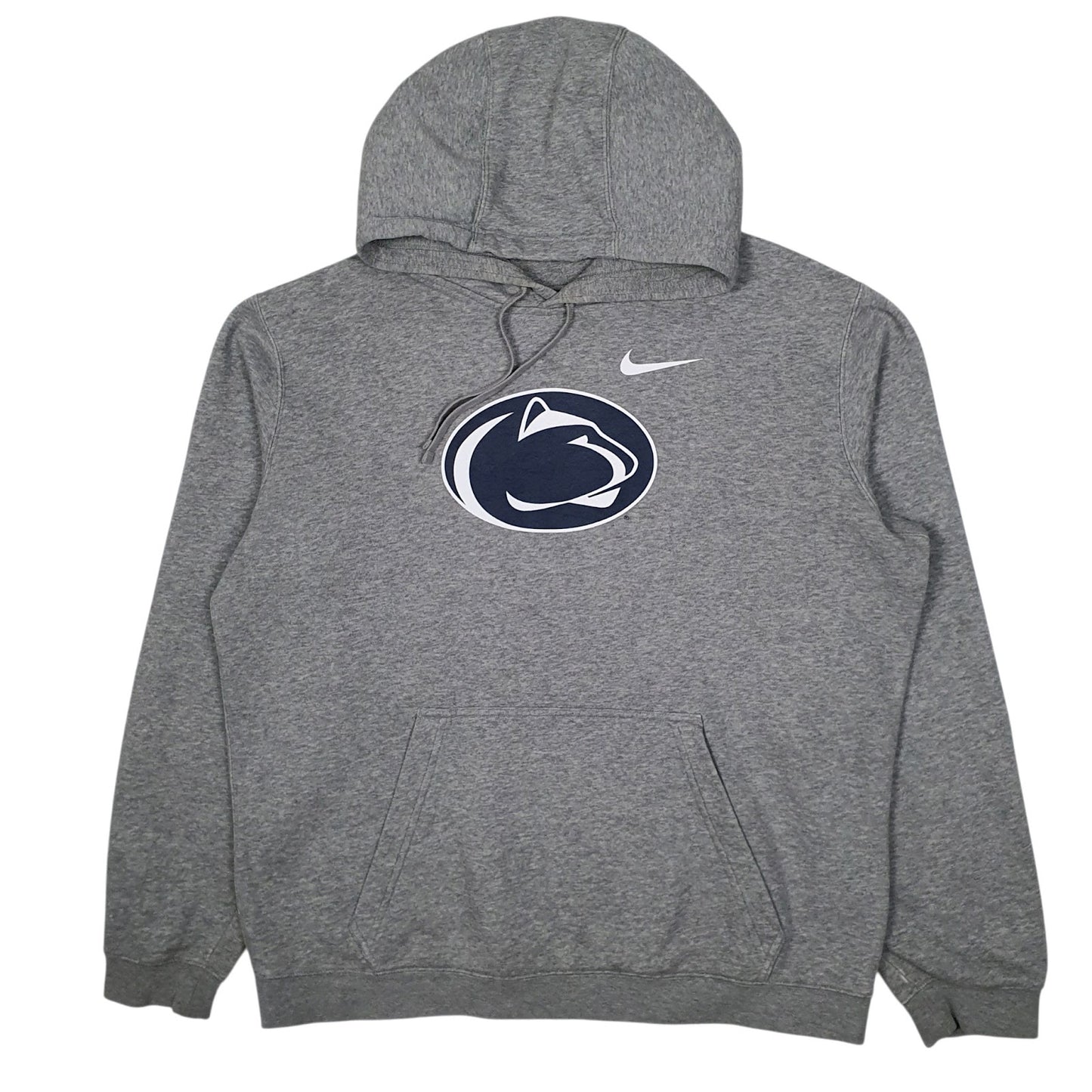 Mens Grey Nike Penn State Nittany Lions Hoodie Jumper