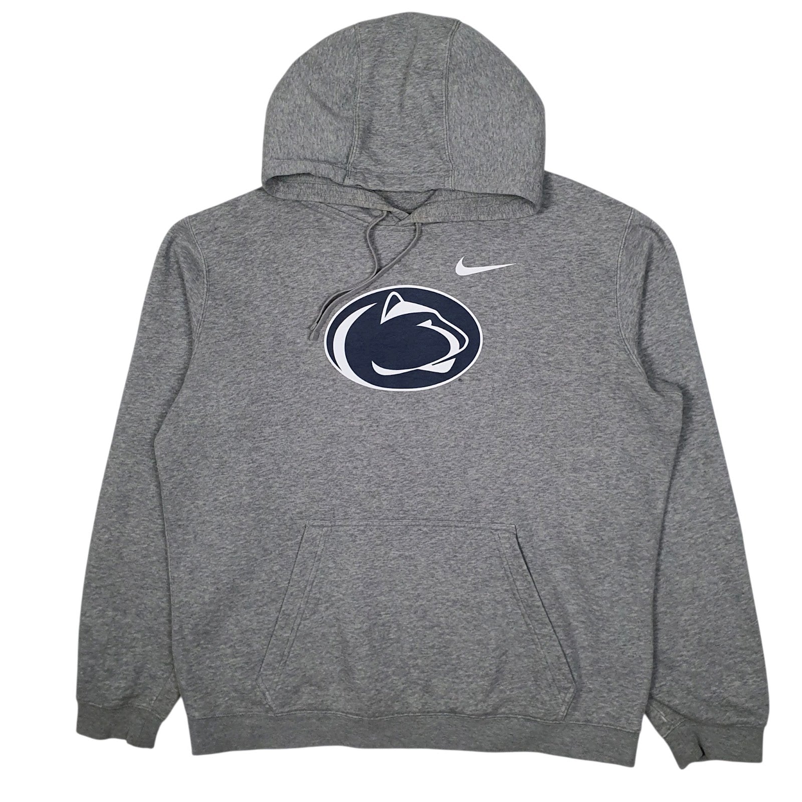 Mens Grey Nike Penn State Nittany Lions Hoodie Jumper