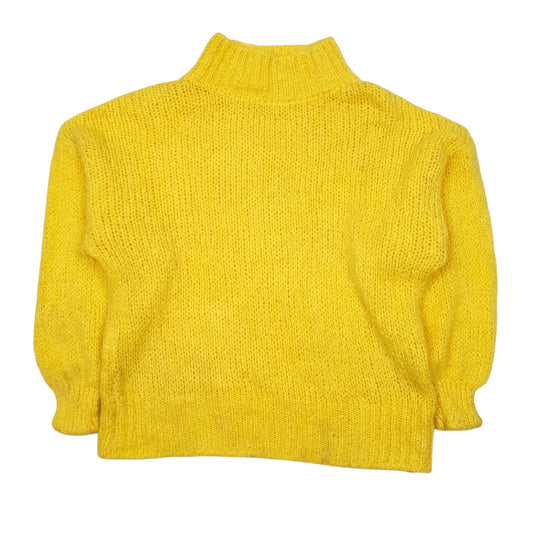 Womens Yellow Unbranded Knit Crewneck Jumper