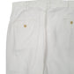 Mens White Polo Ralph Lauren Hammond Pant Double Pleated  Trousers