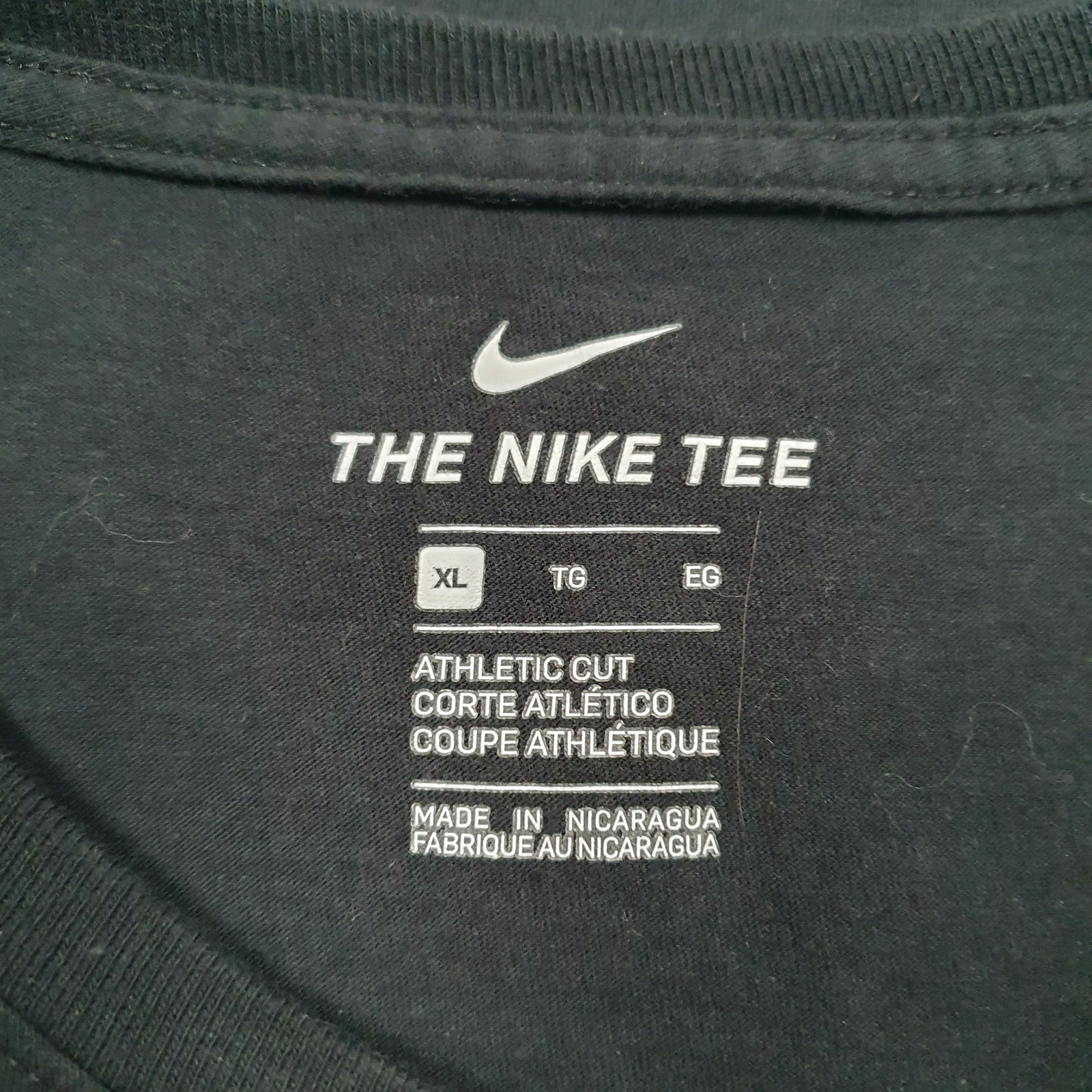 Mens Black Nike   T Shirt
