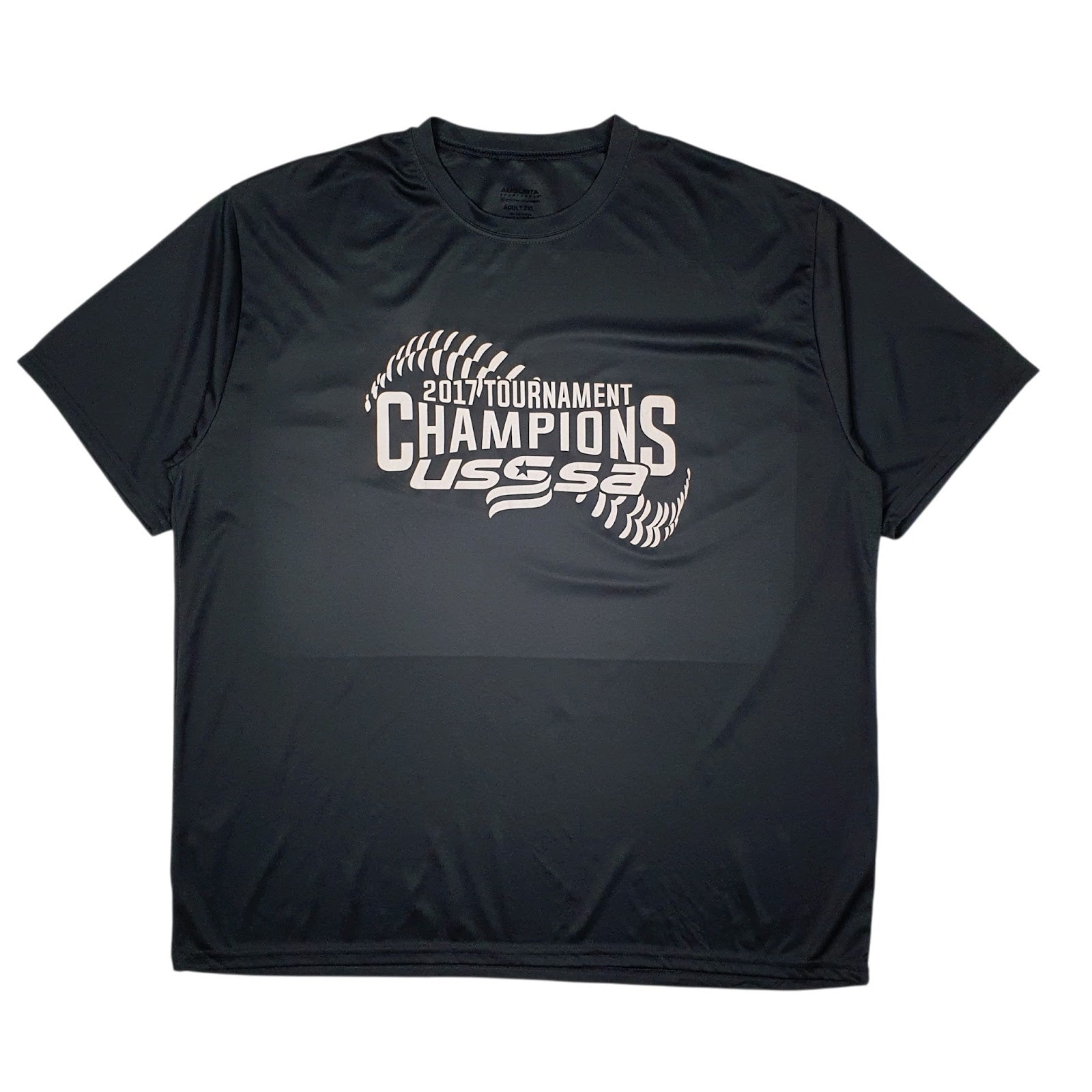 Mens Grey Augusta Champions Short Sleeve T Shirt