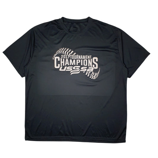 Mens Grey Augusta Champions Short Sleeve T Shirt