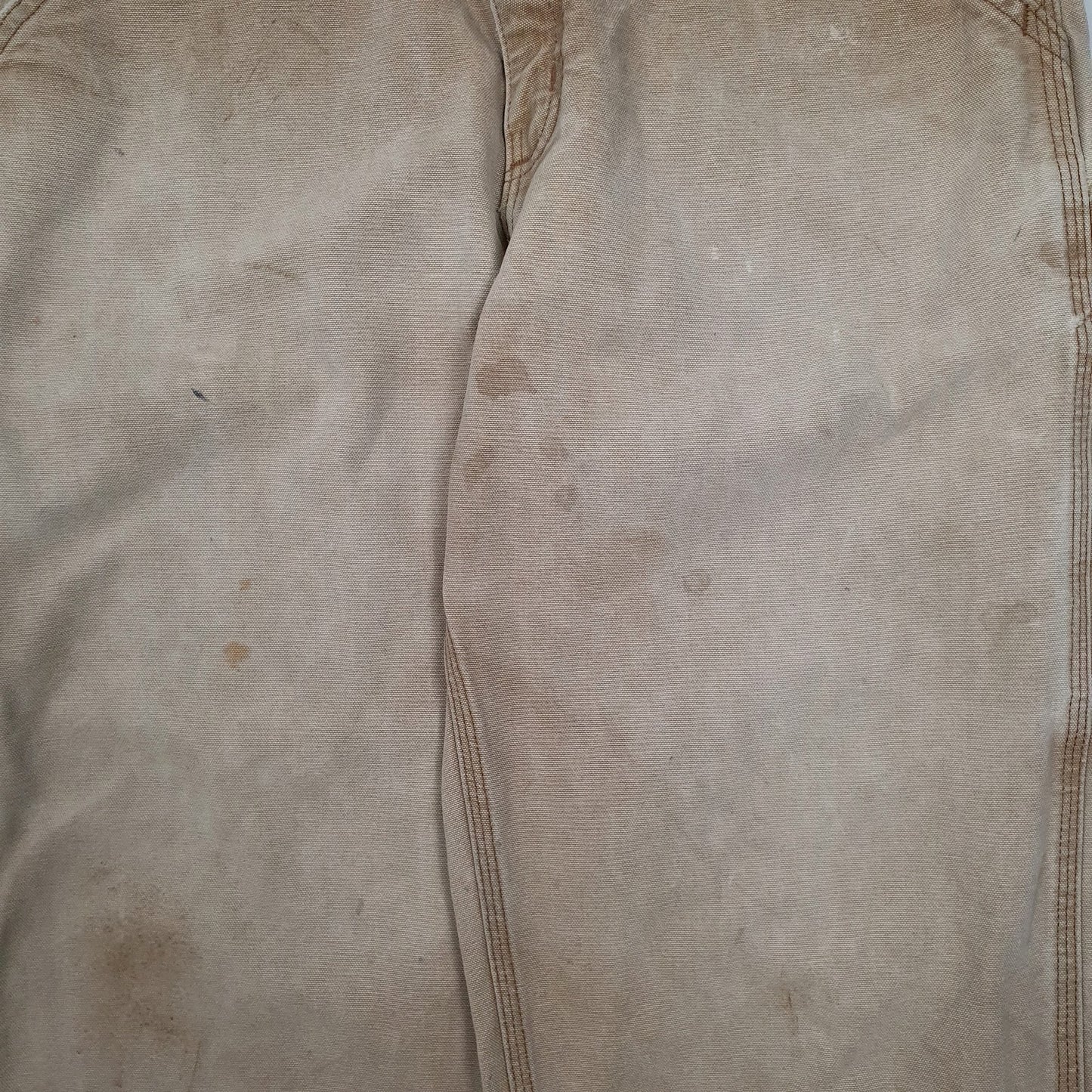 Mens Beige Carhartt   Trousers