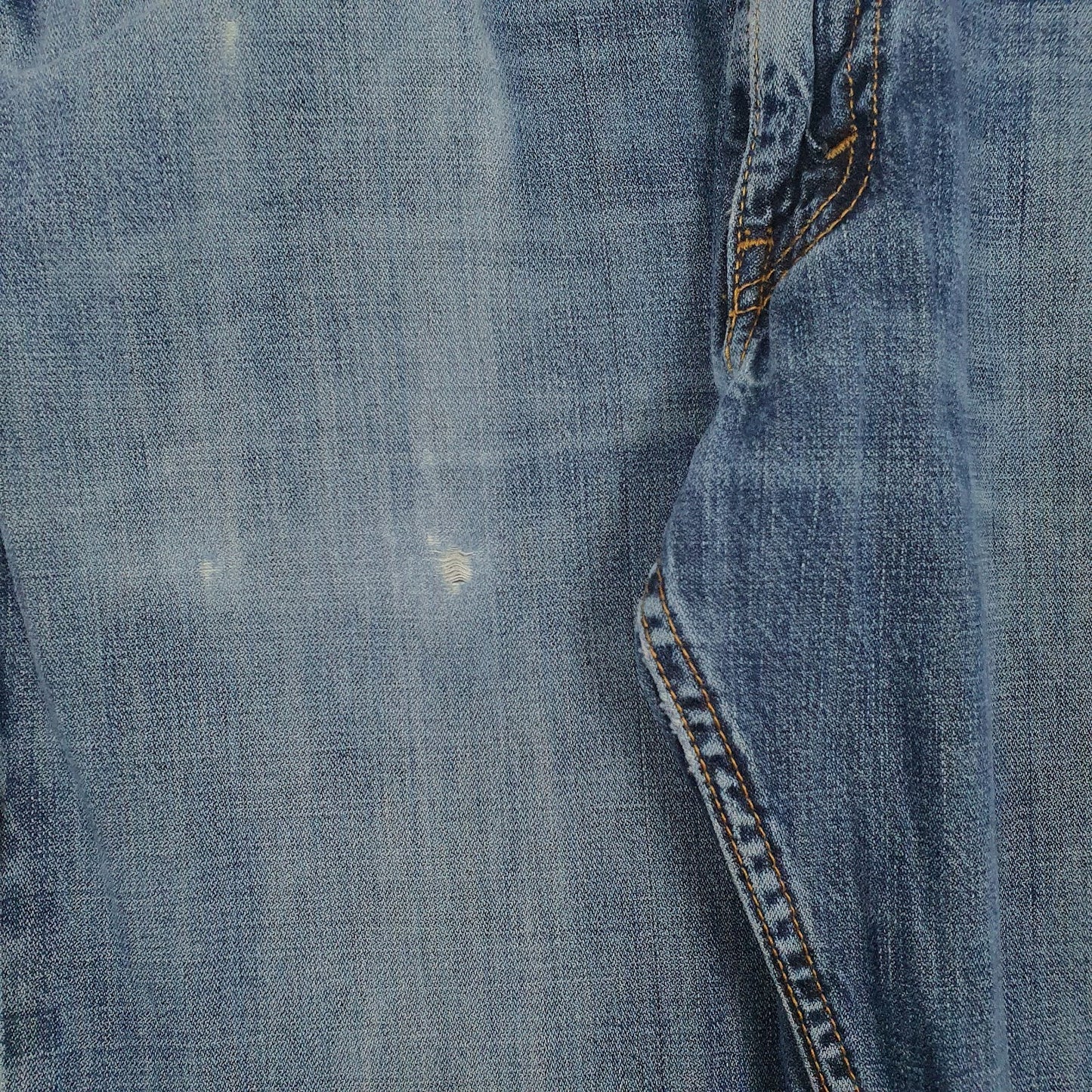 Mens Blue Levis Distressed  Jeans