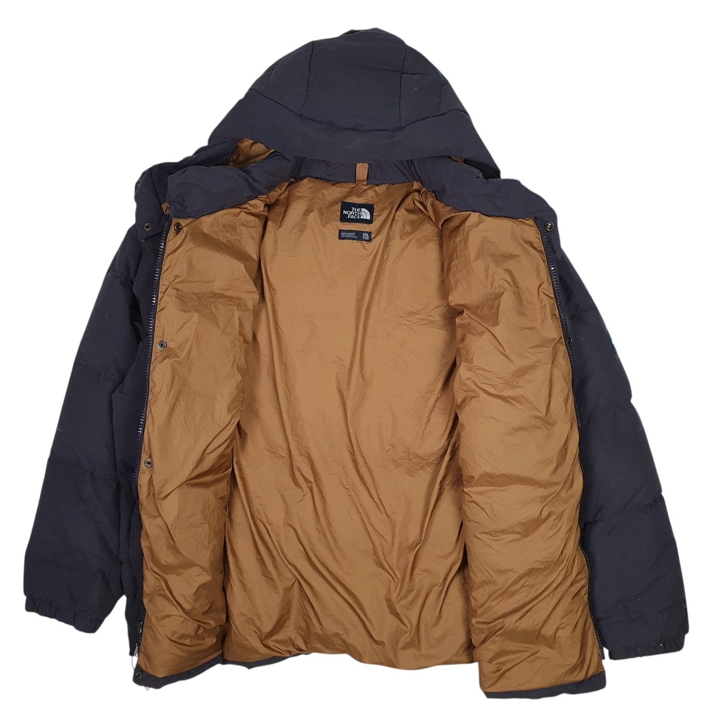 Mens Grey The North Face Heavyweight  Coat