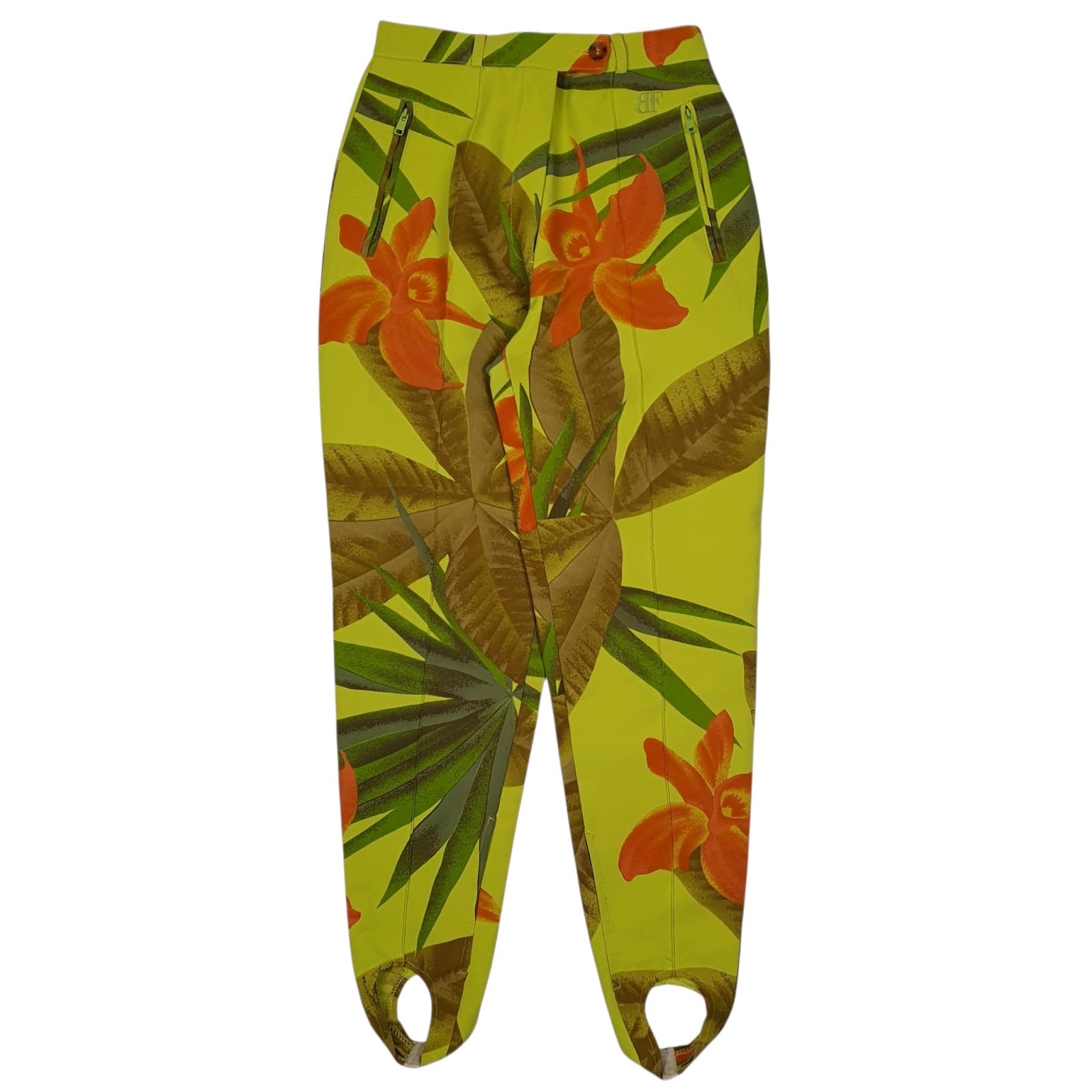Womens Green Belfe  Chino Trousers