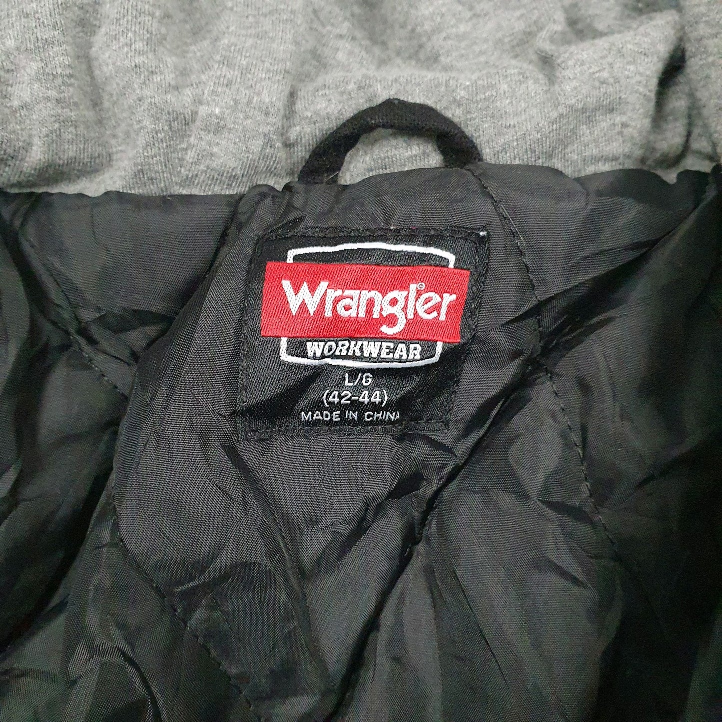 Mens Black Wrangler Padded  Coat