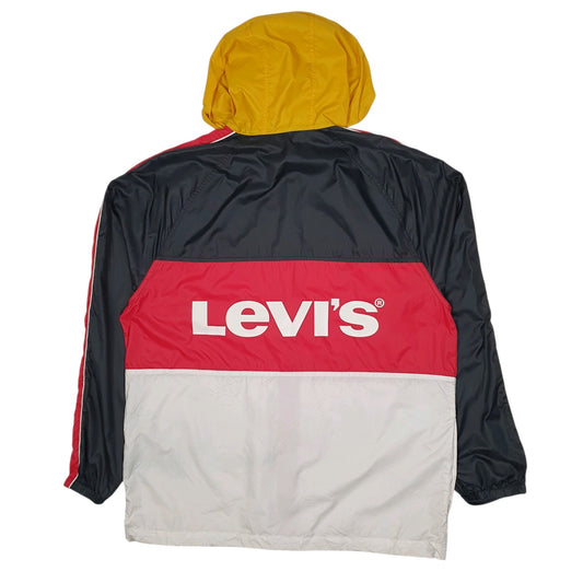 Mens Black Levis   Coat