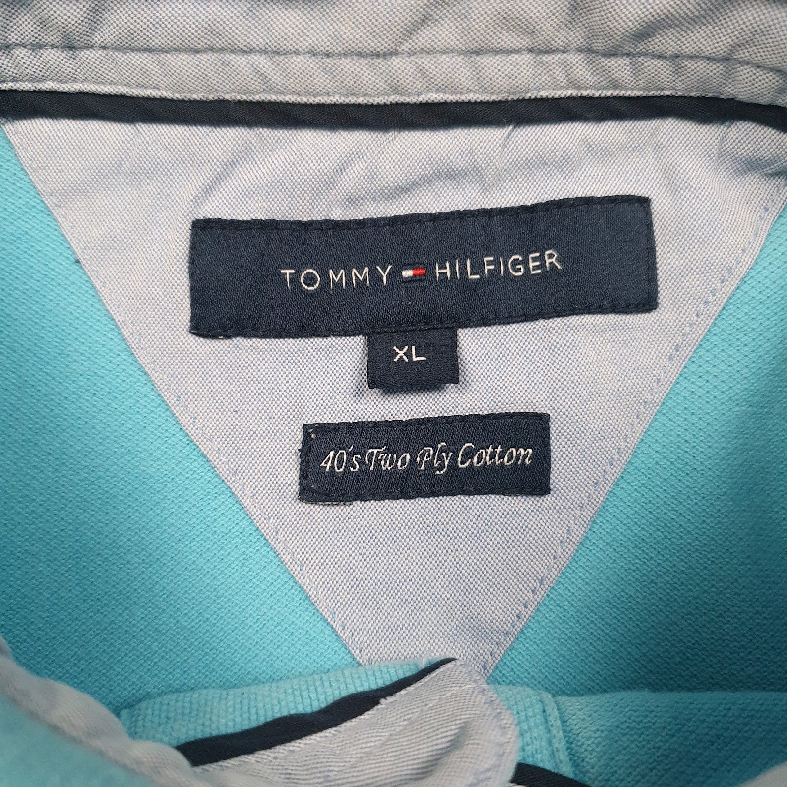 Mens Blue Tommy Hilfiger   Polo Shirt