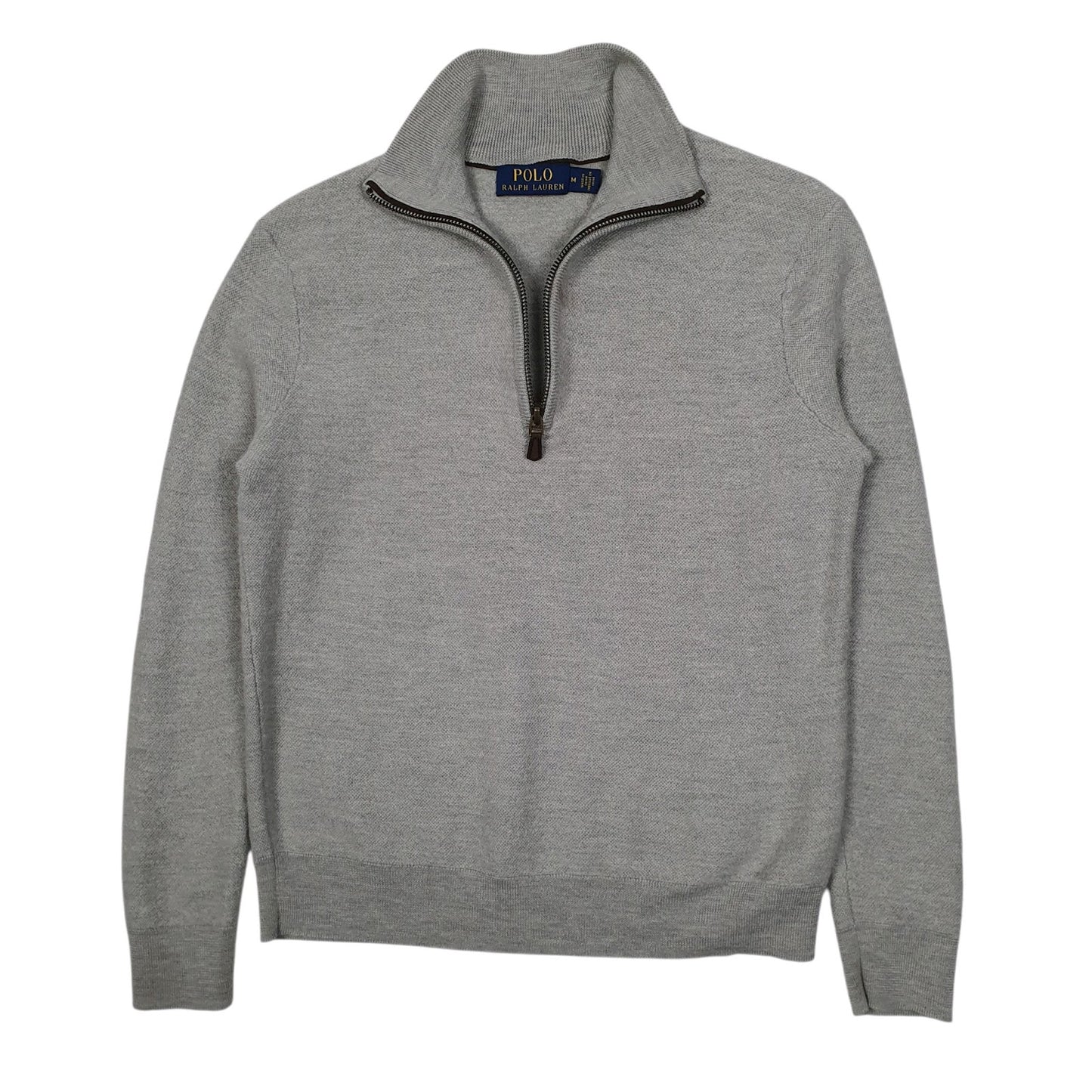 Womens Grey Polo Ralph Lauren  Quarter Zip Jumper