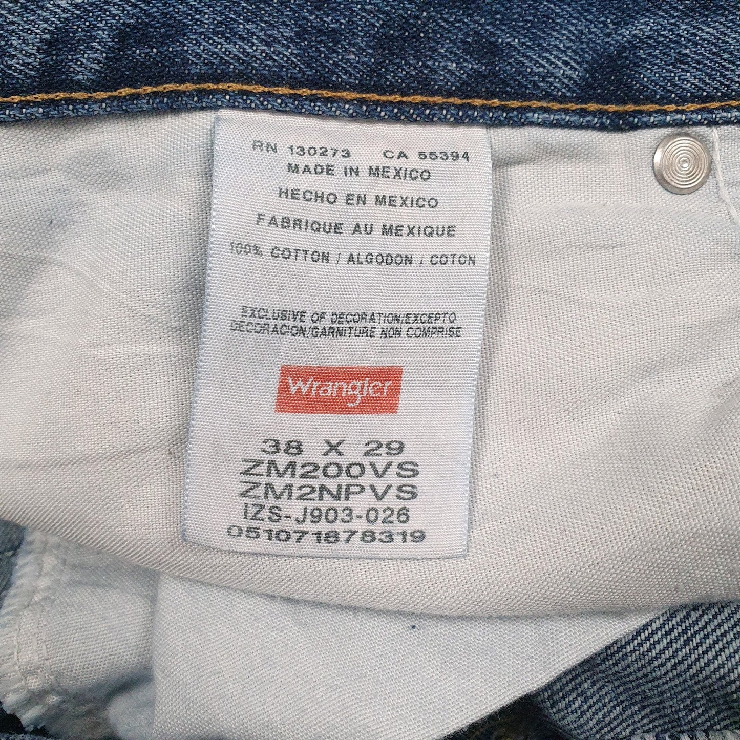 Mens Blue Wrangler   Jeans