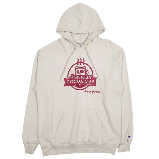 Mens Beige Champion  Hoodie Jumper
