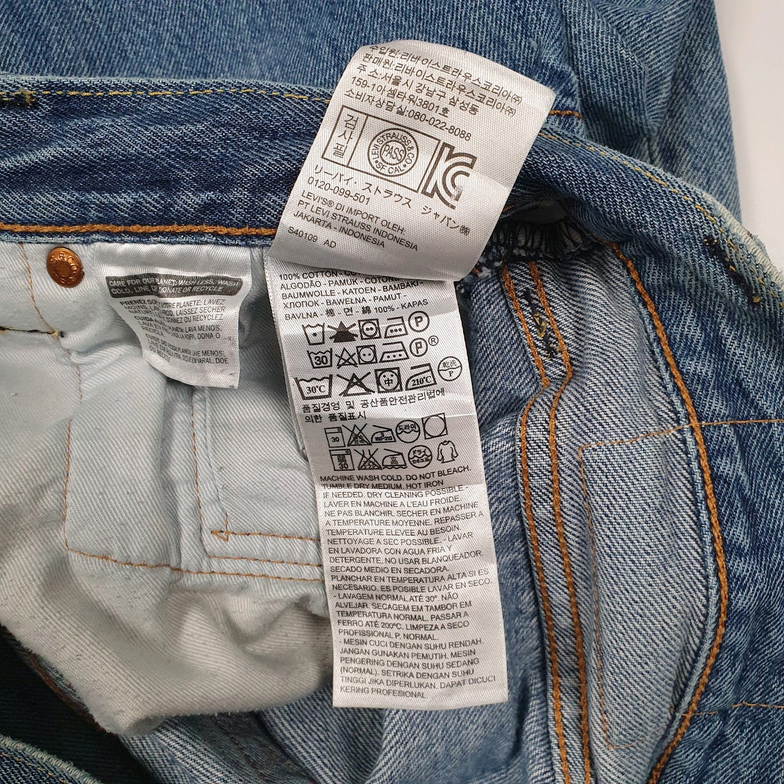 Mens Blue Levis   Jeans