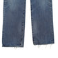 Mens Blue Levis Distressed  Jeans