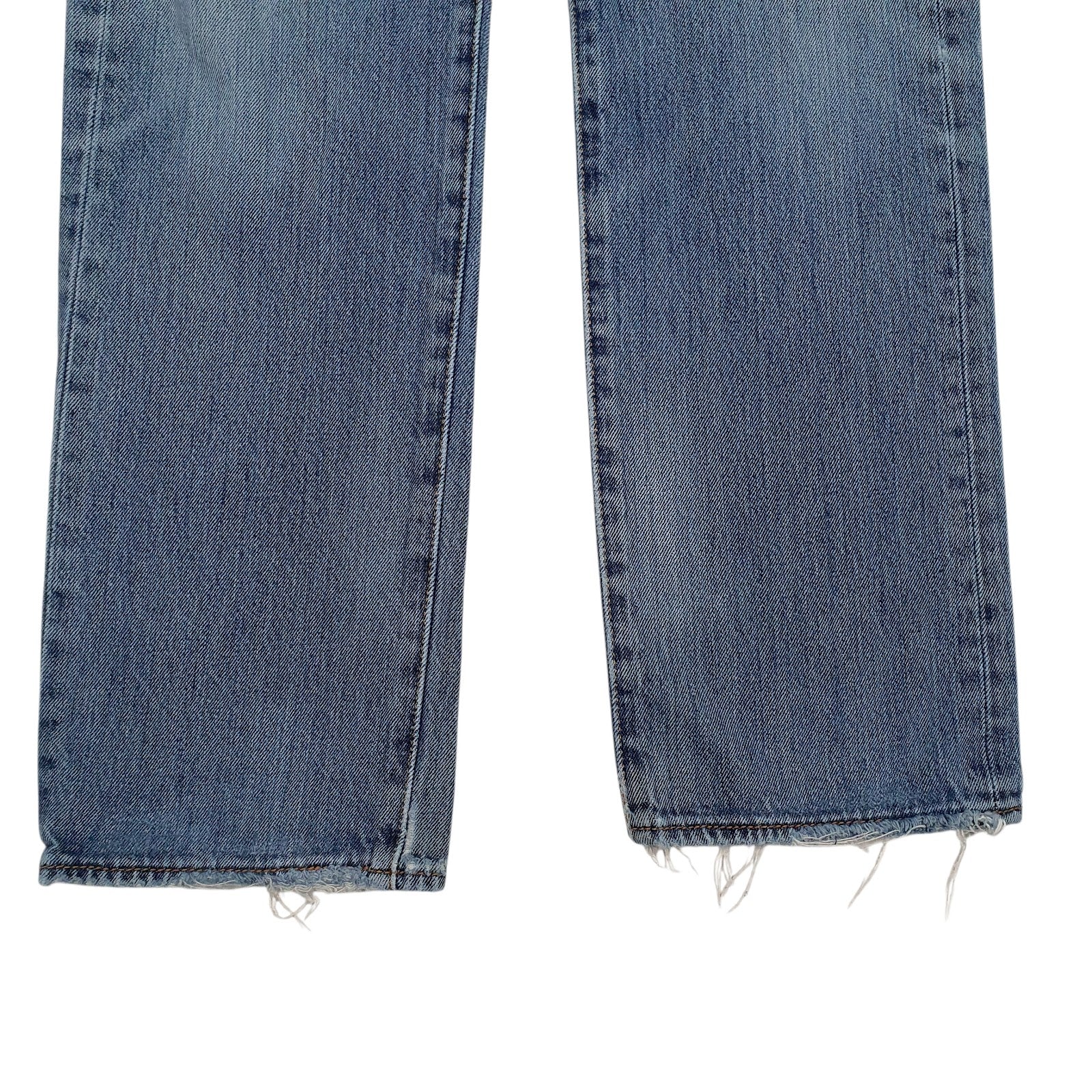 Mens Blue Levis Distressed  Jeans