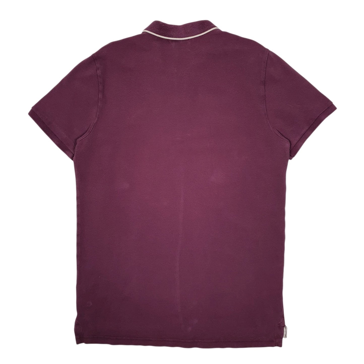 Mens Burgundy Puma  Hoodie Polo Shirt
