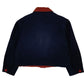 Womens Navy Ride Vintage 90s Bomber Windbreaker  Coat