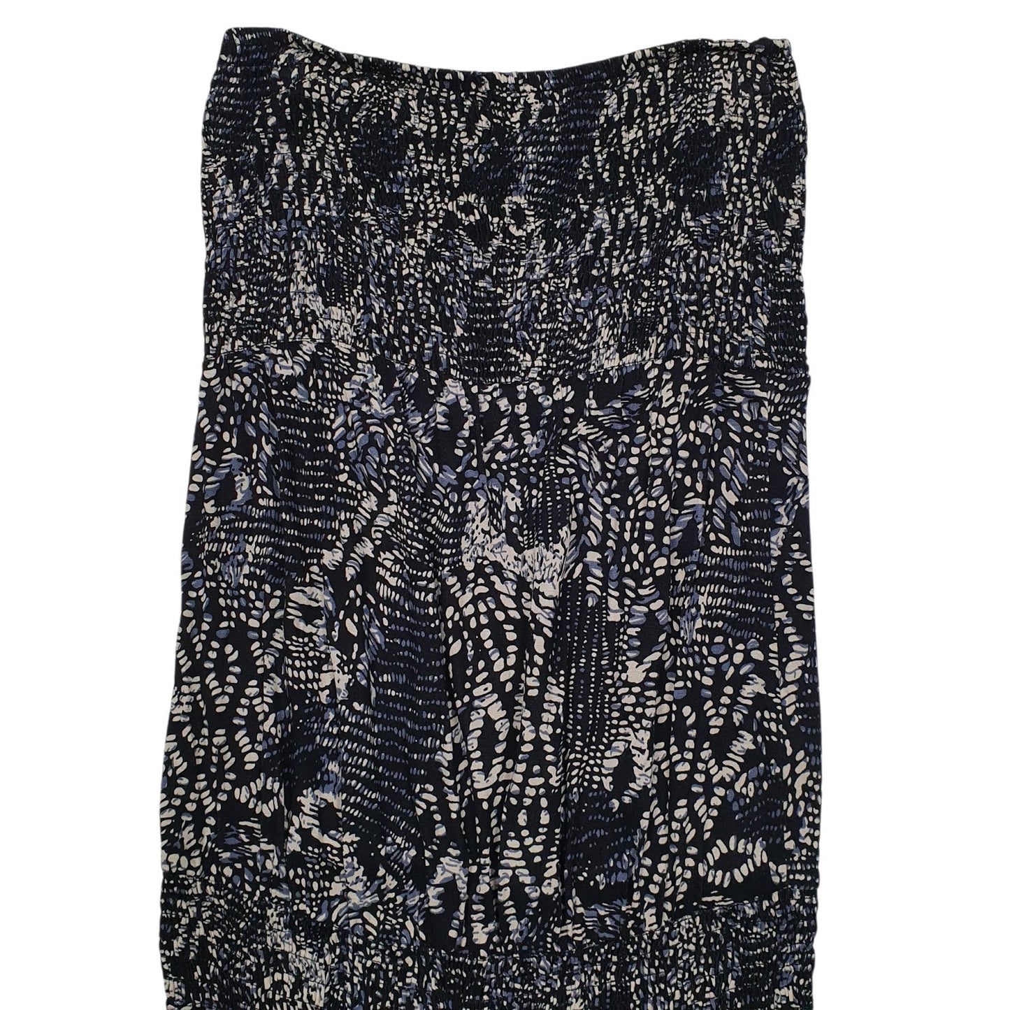 Womens Navy Buffalo Strapless  Dress