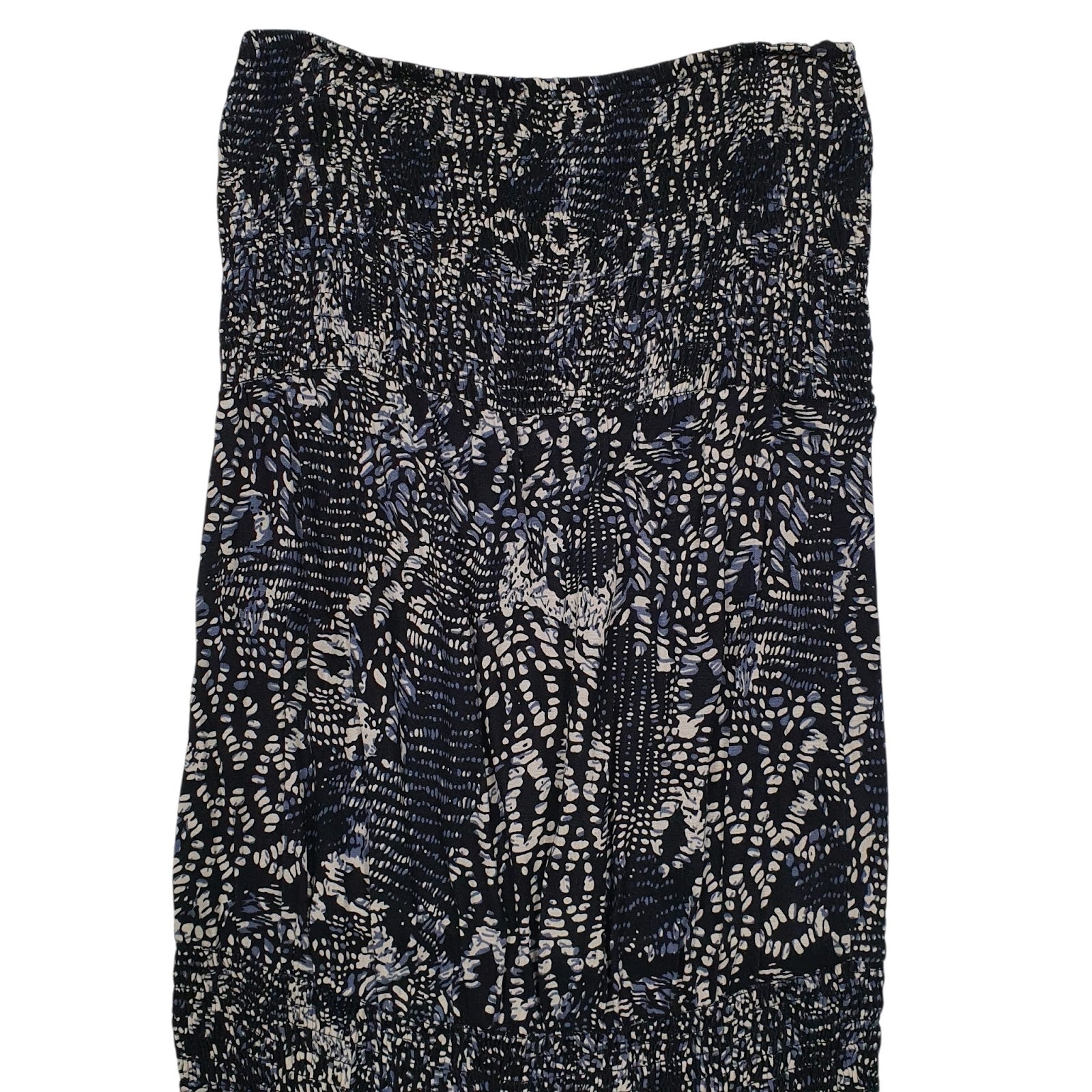 Womens Navy Buffalo Strapless  Dress