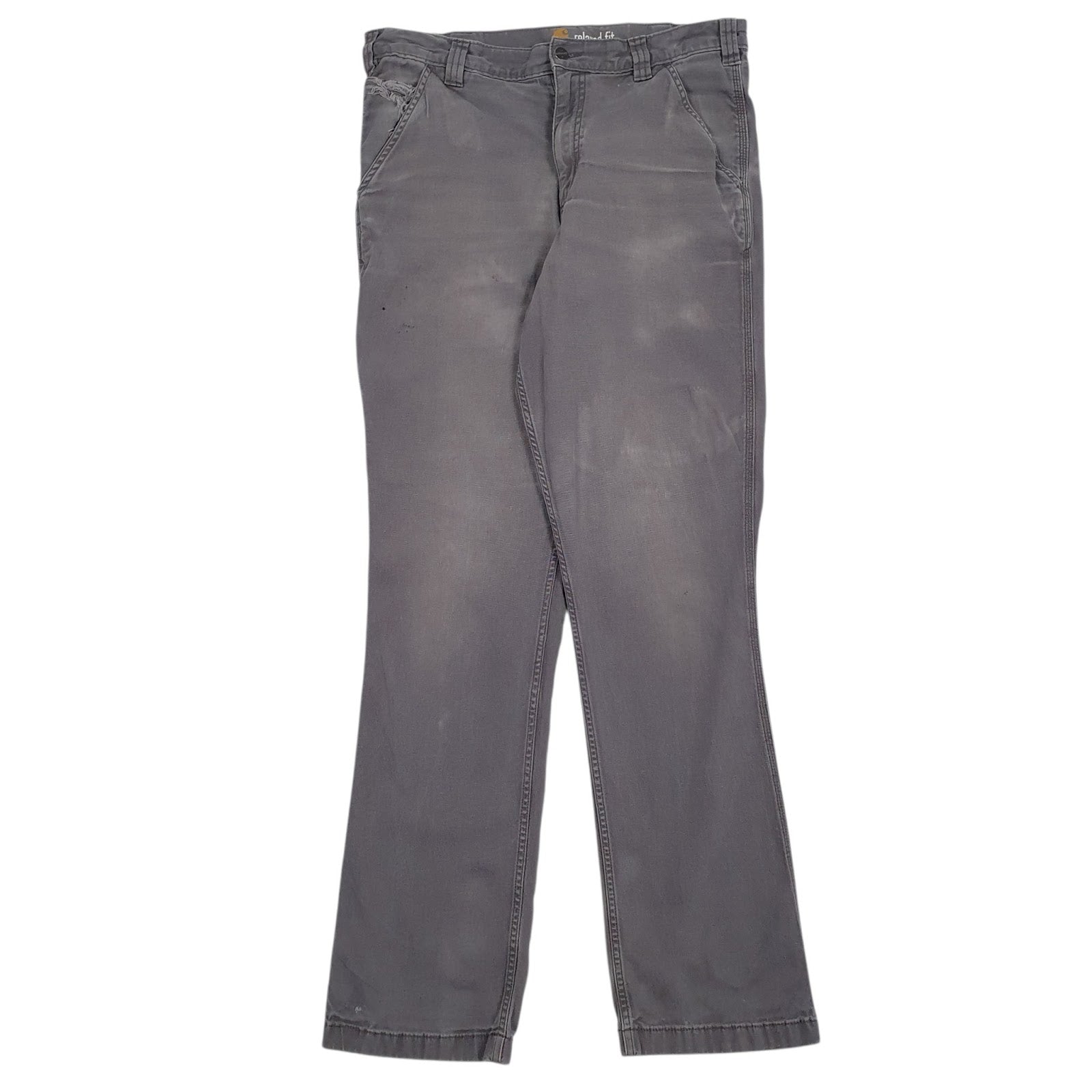 Mens Grey Carhartt  Carpenter Trousers