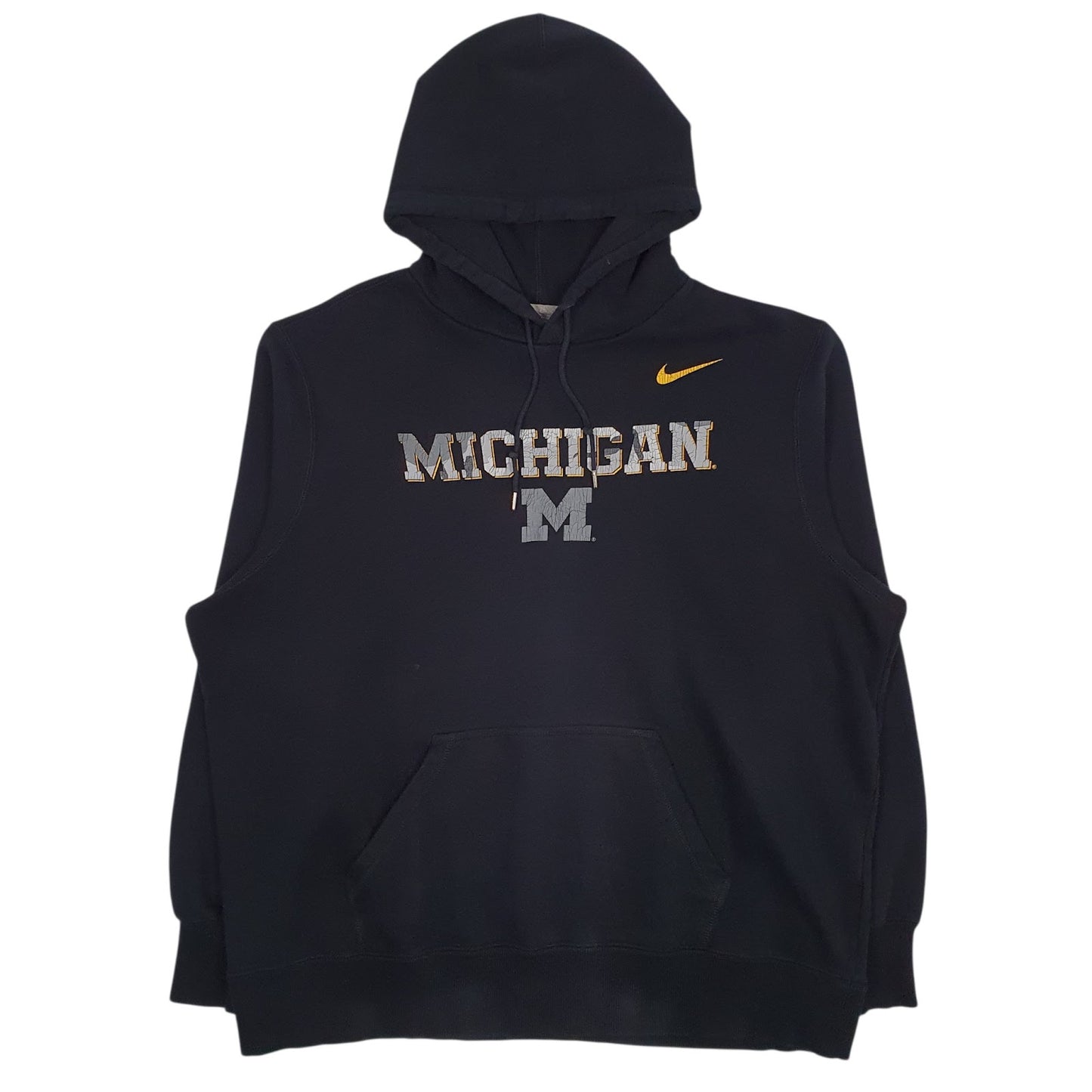 Mens Black Nike Michigan Hoodie Jumper