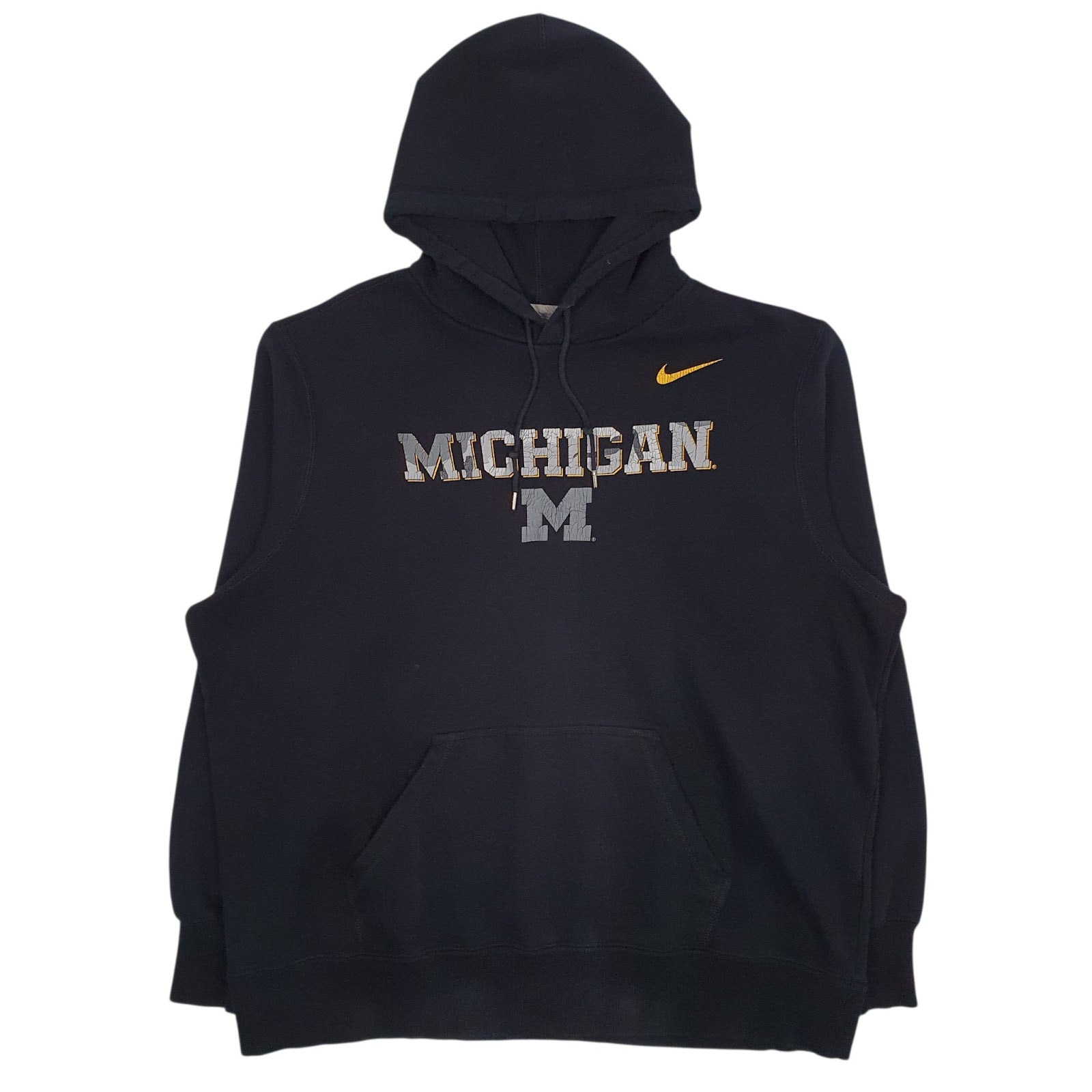 Mens Black Nike Michigan Hoodie Jumper