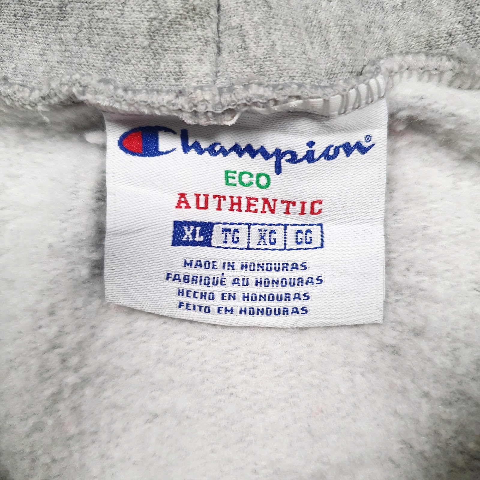 Mens Grey Champion  Hoodie Jumper