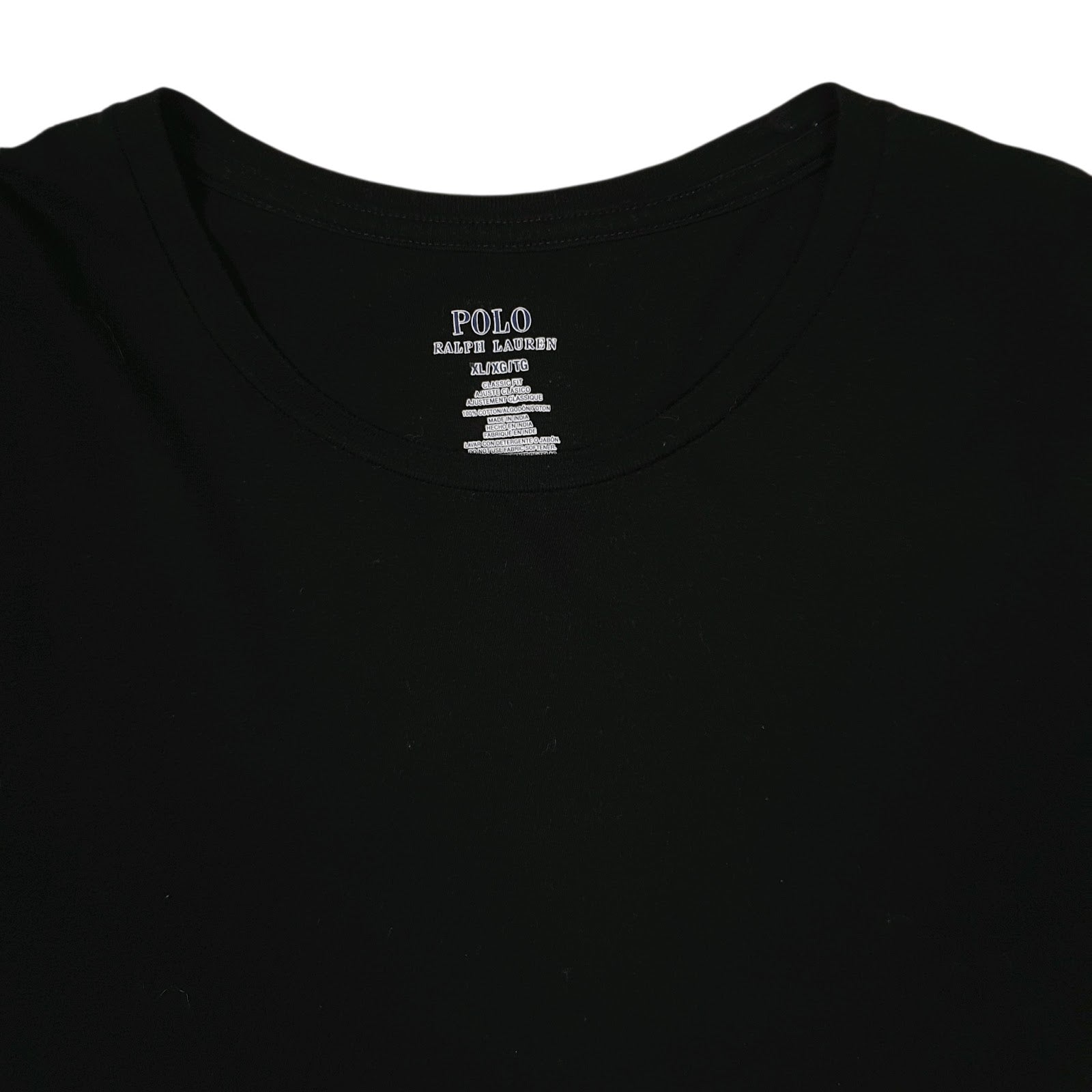 Mens Black Polo Ralph Lauren   T Shirt
