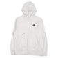 Mens White Nike  Hoodie Jumper