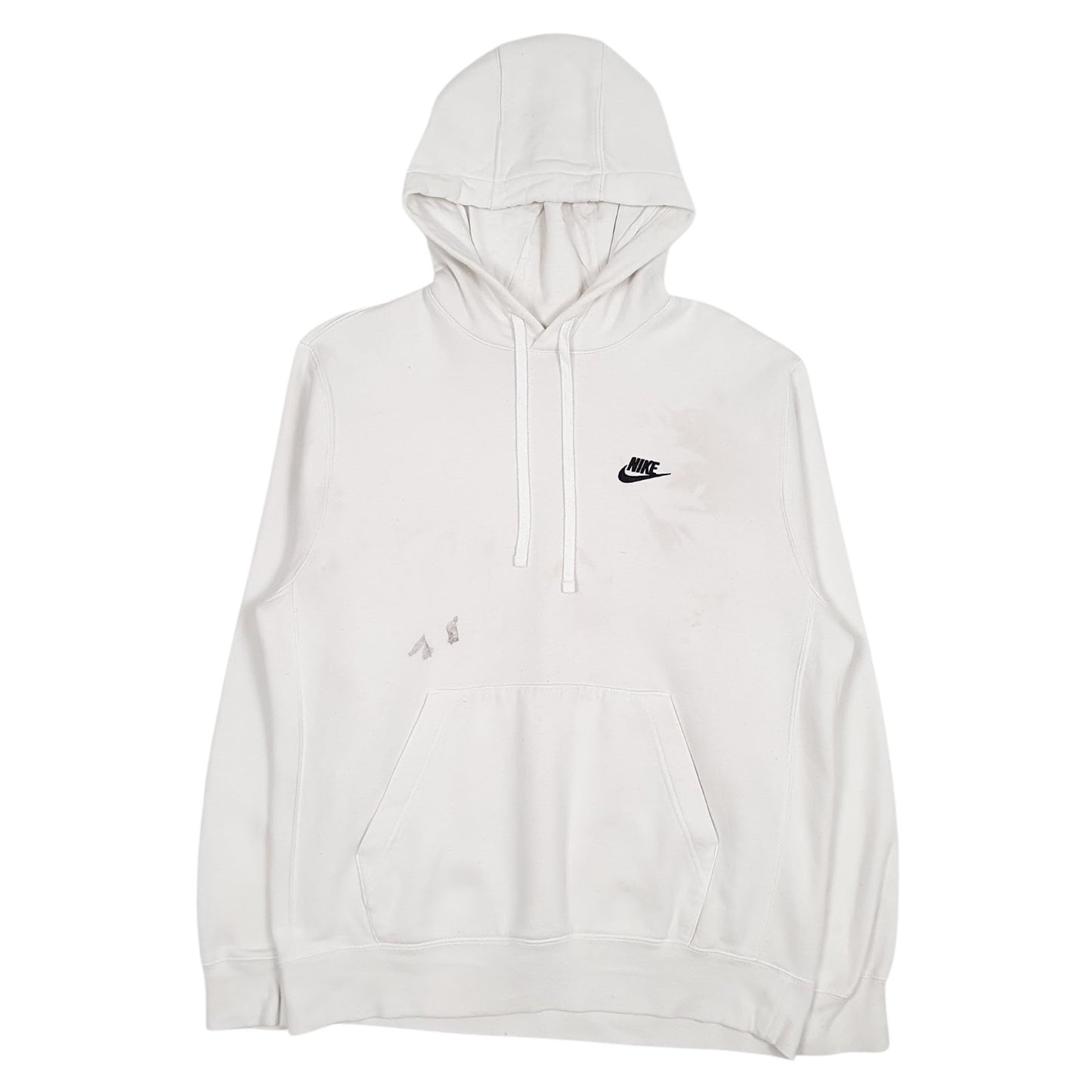 Mens White Nike  Hoodie Jumper