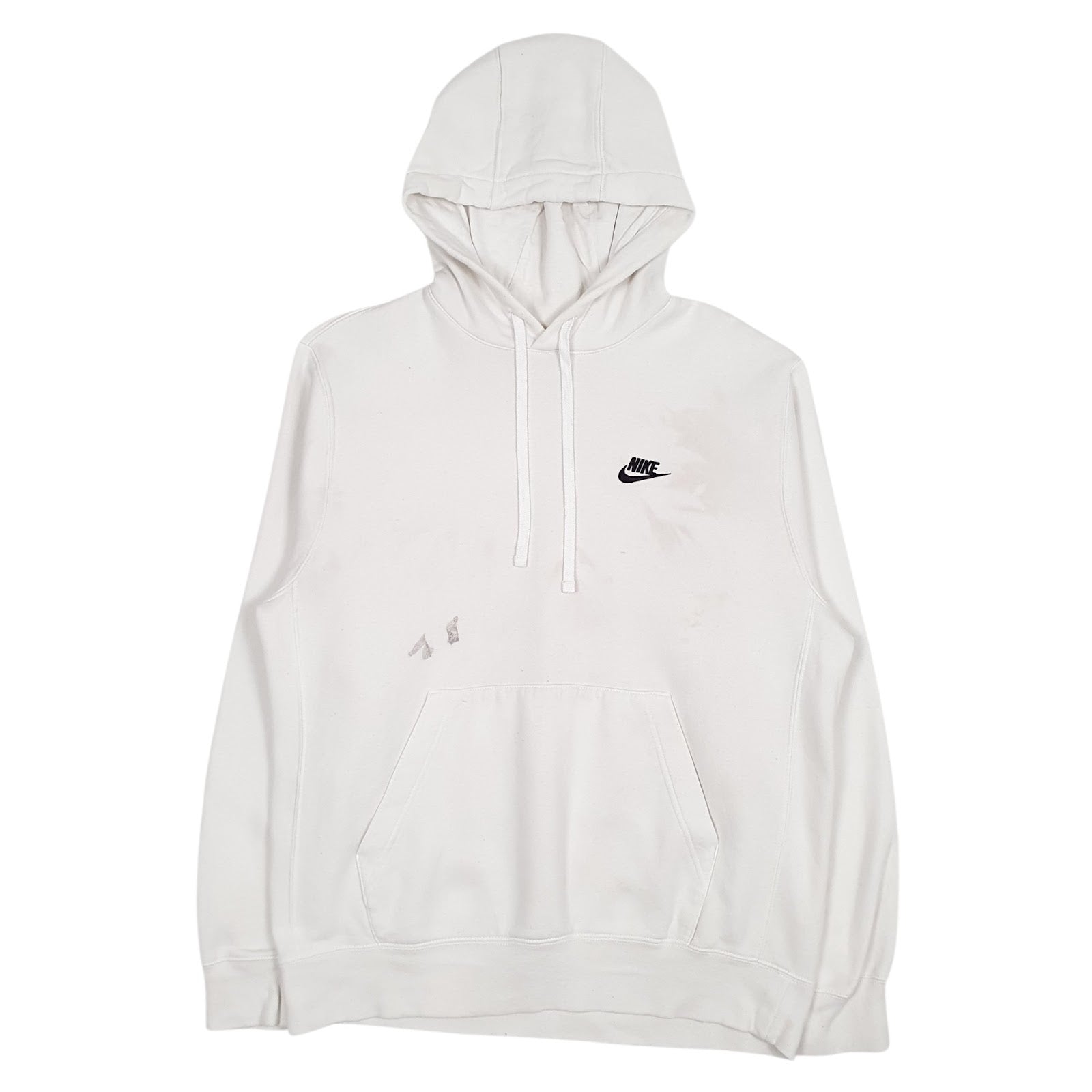 Mens White Nike  Hoodie Jumper