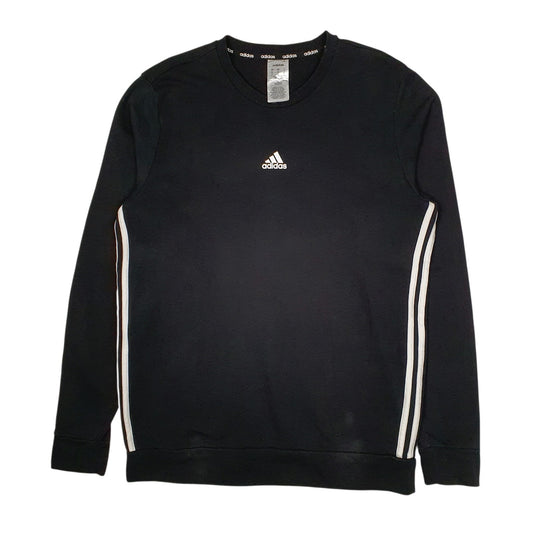 Mens Black Adidas  Crewneck Jumper