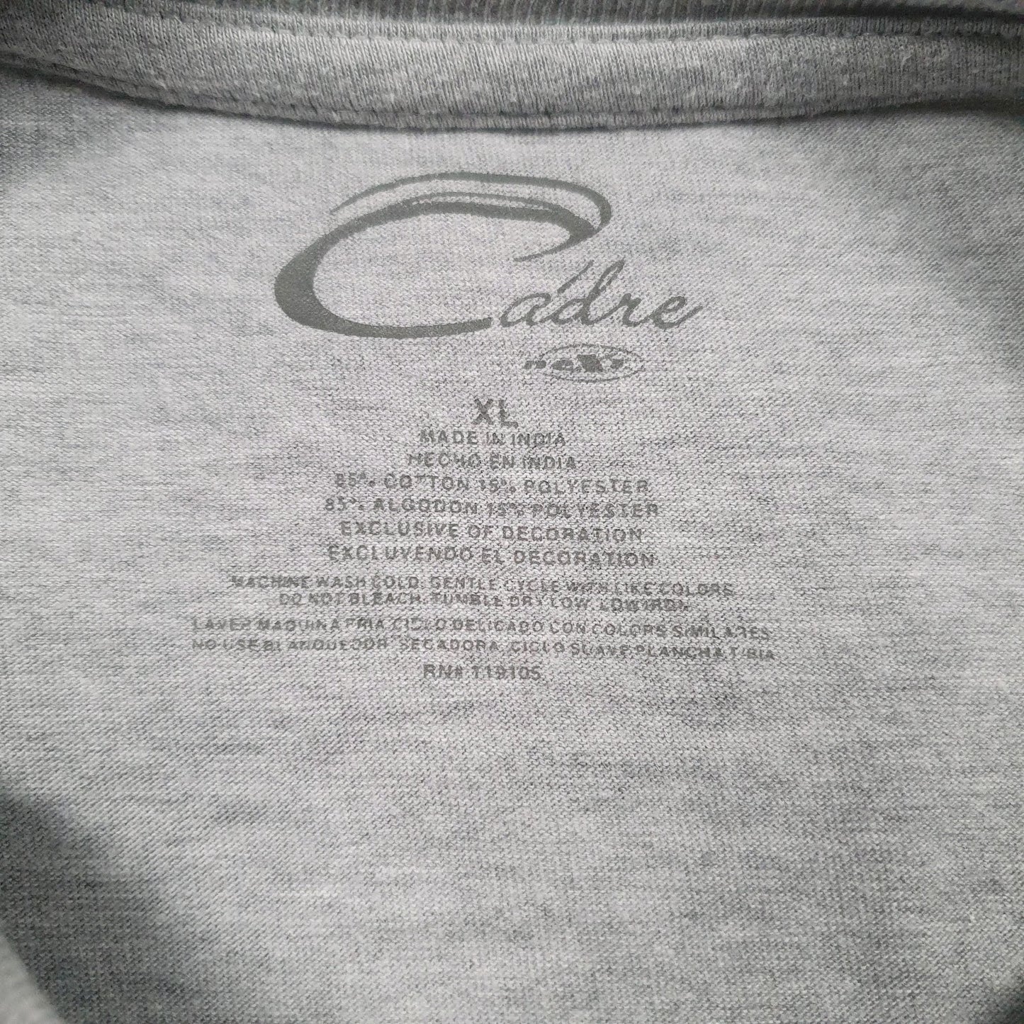 Mens Grey Cadre Purdue University Boiler Makers  T Shirt